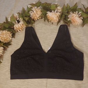 Torrid black lace bralette Size 5